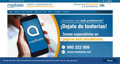 Desktop Screenshot of mediaelx.net